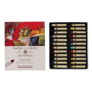 24-Piece Oil Pastel Set - Still Life