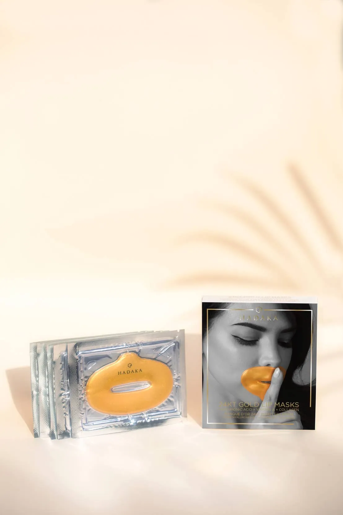 24KT Gold Lip Mask- Pak/5. Hydrating & Brightening HA VitA