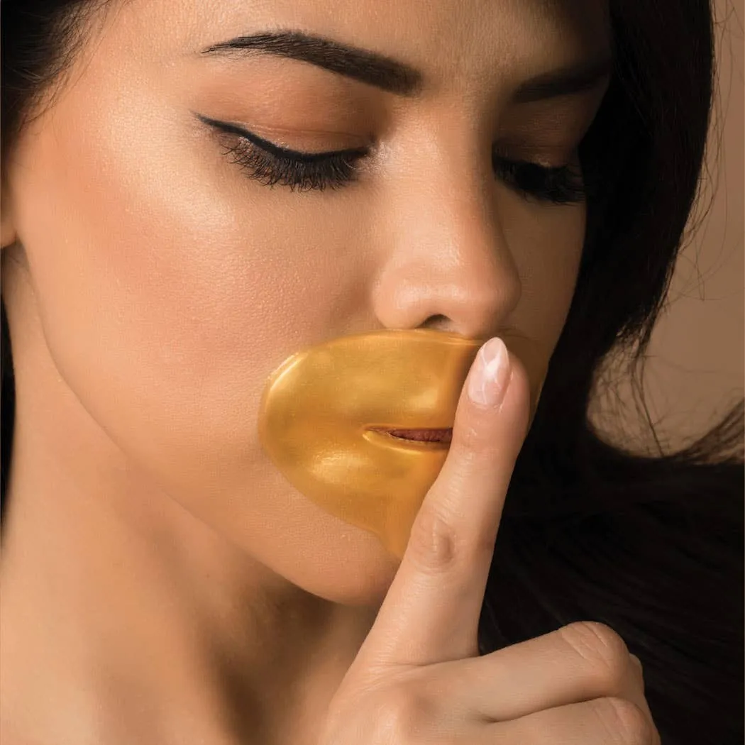 24KT Gold Lip Mask- Pak/5. Hydrating & Brightening HA VitA