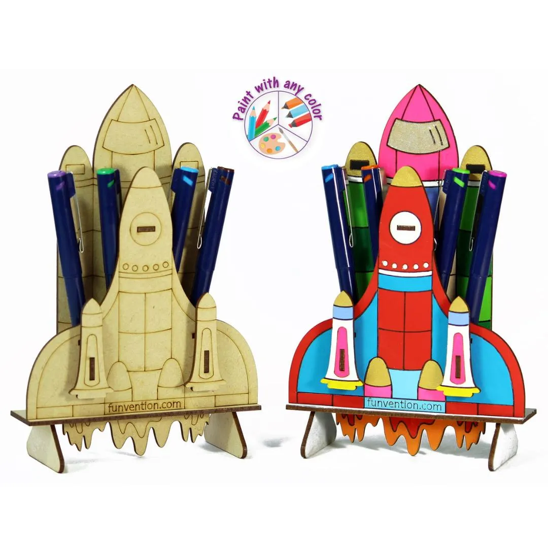 3D Coloring Model - Space Shuttle