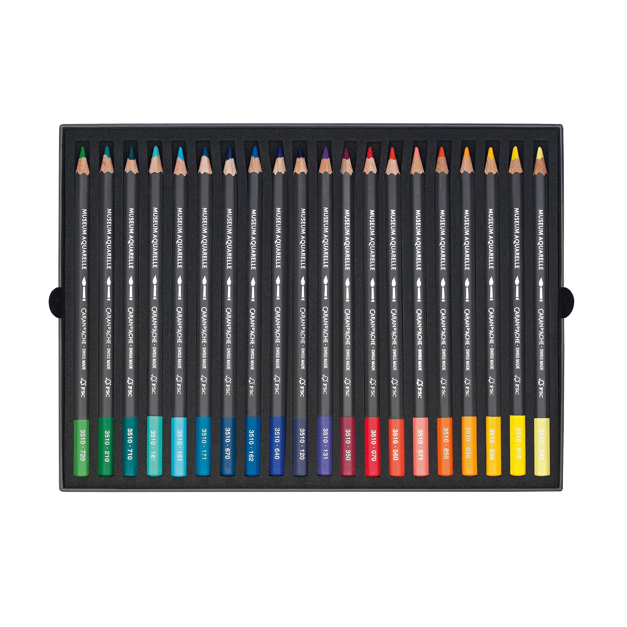 40-Pack MUSEUM Watercolour Pencils