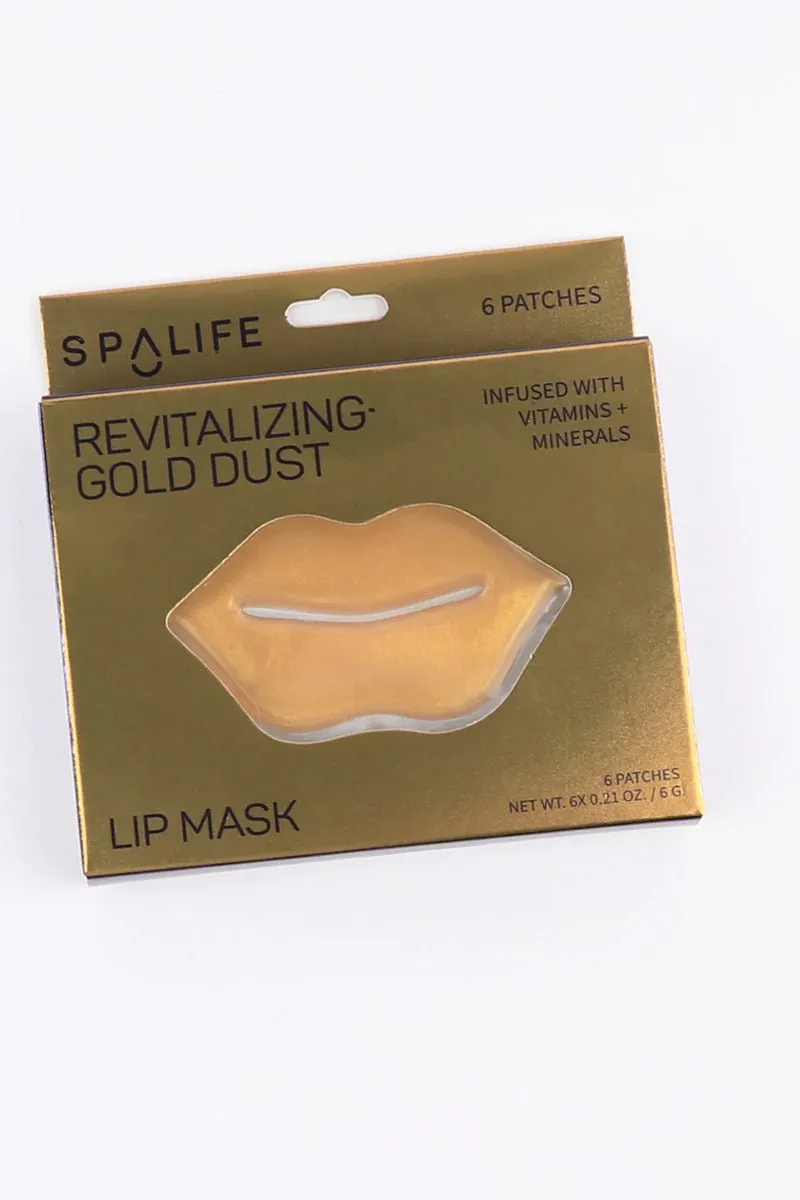 6 Pack Rejuvenating Gold Dust Lip Mask