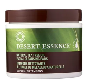 A FACIAL CLEANSING PAD THAT USES TEA TREE OIL TO REFRESH YOUR SKIN