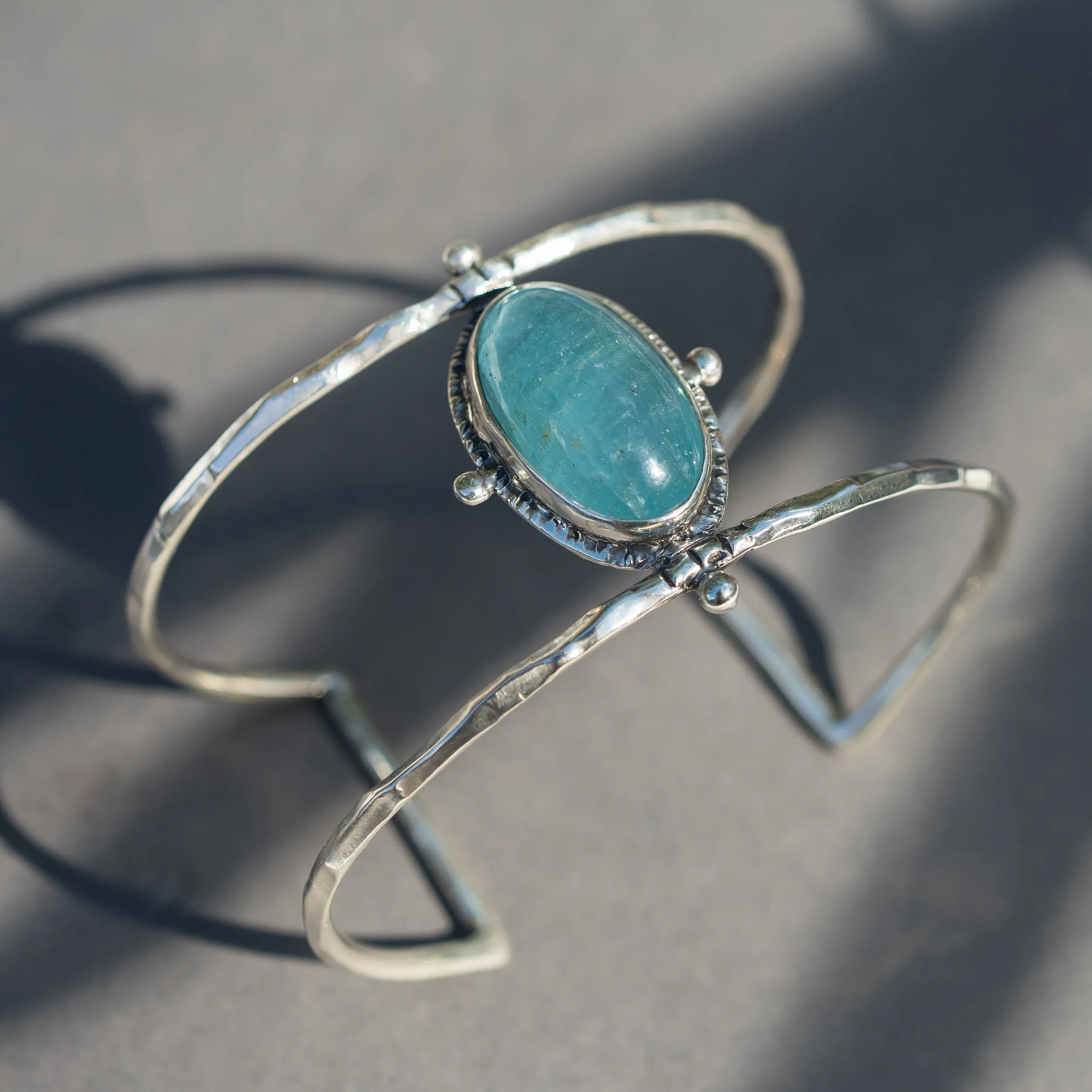 Aquamarine Statement Cuff