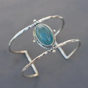 Aquamarine Statement Cuff