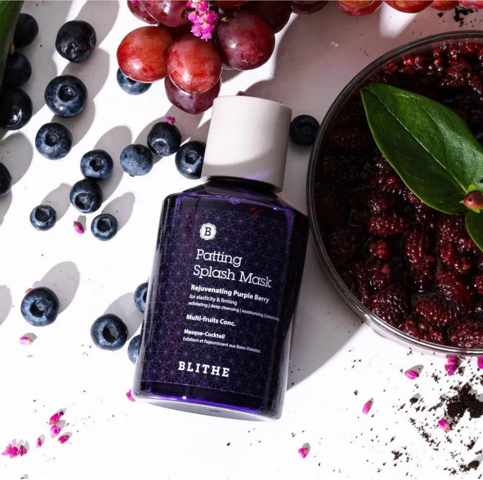 BLITHE Patting Splash Mask Rejuvenating Purple Berry 150ml