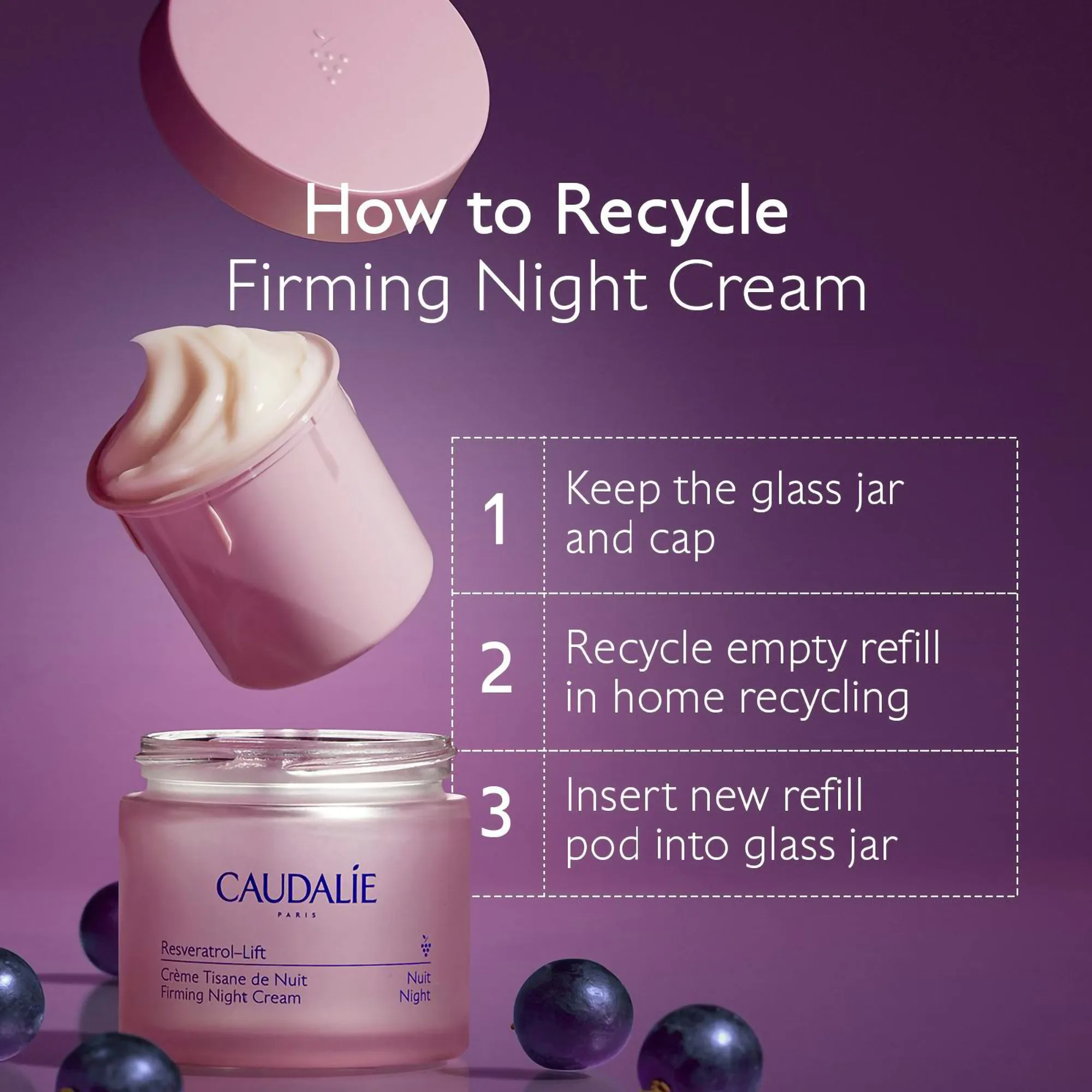 Caudalie Resveratrol-Lift Night Cream Refill