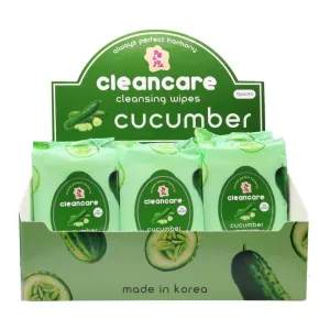 Cleancare Cleansing Wipes Cucumber (12 units)