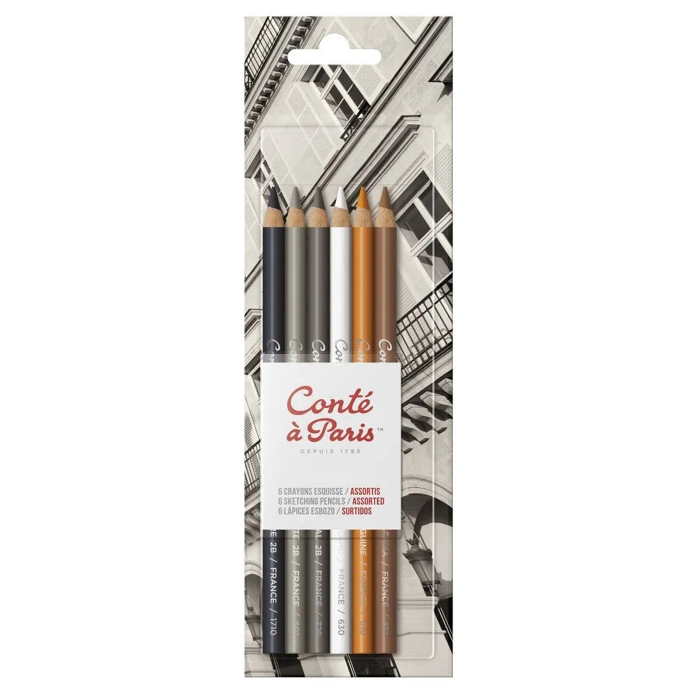 Conte a Paris Sketching Pencil (Set of 6)