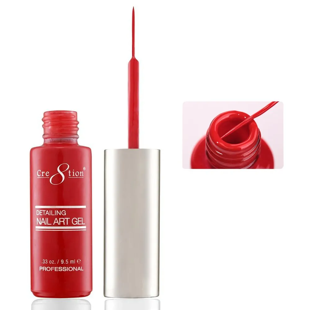 Cre8tion Striping Brush Gel - #03 Red