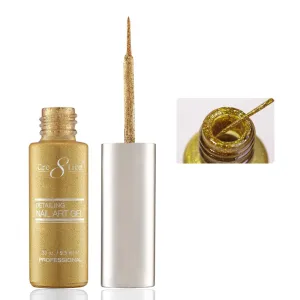 Cre8tion Striping Brush Gel - #31 Gold Platinum 2