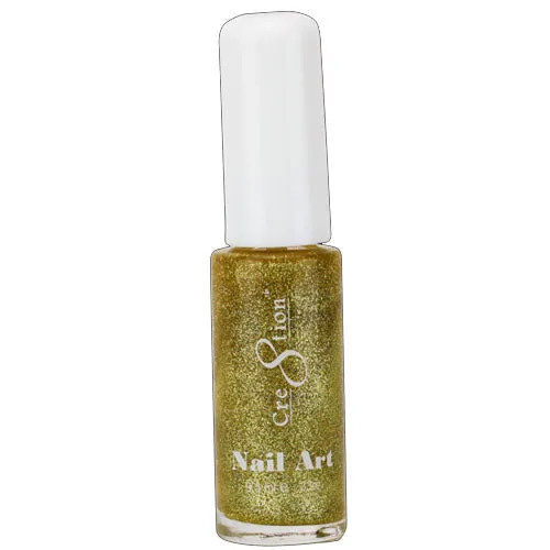 Cre8tion Striping Brush Polish - 04 Gold Glitter