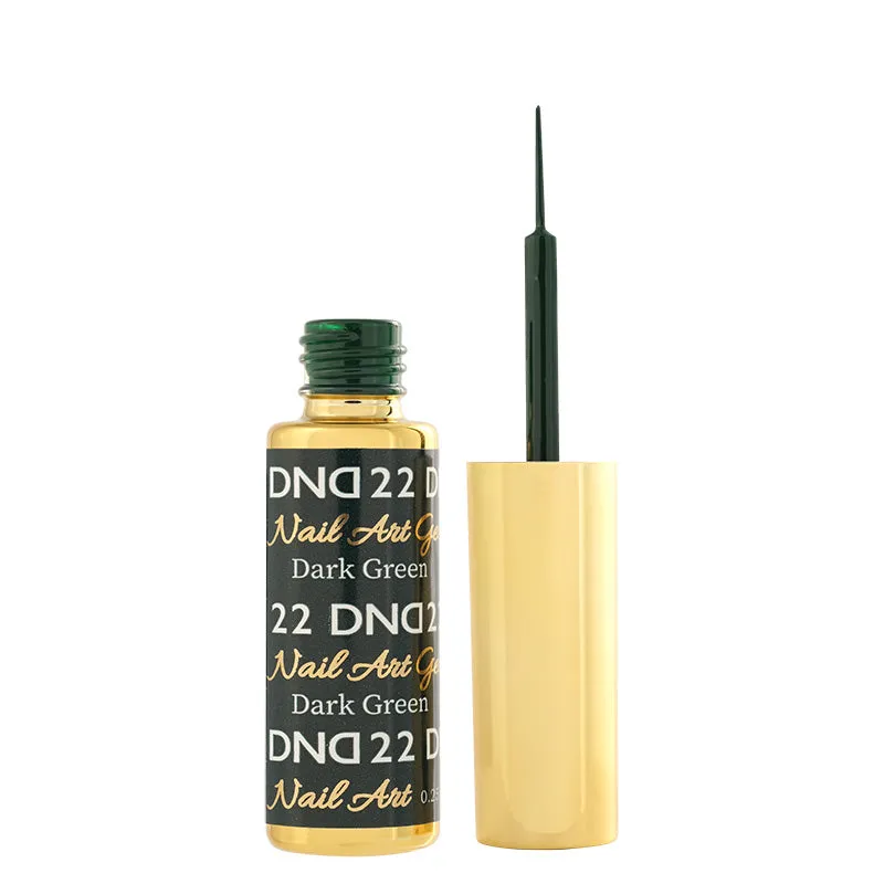 DND Nail Art Gel Liner - 22 Dark Green