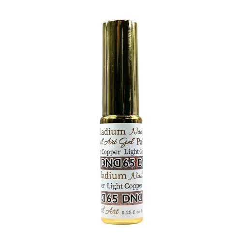 DND Nail Art Gel Liner Palladium - 65 Light Copper