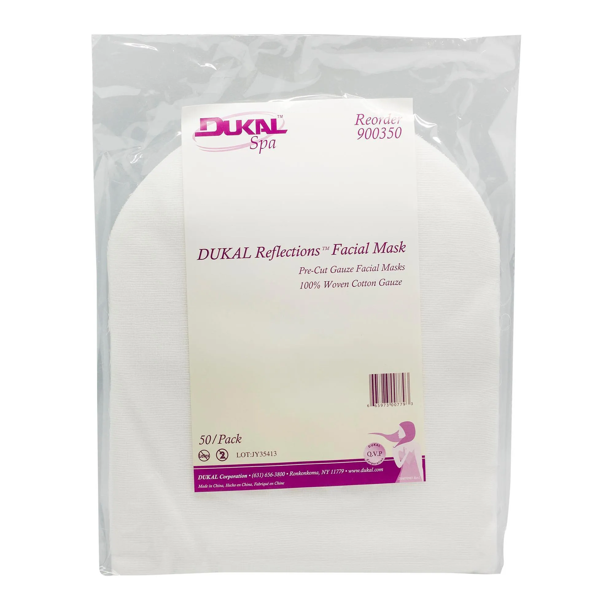 DUKAL Reflections Gauze Face Mask (Pre-Cut) - 50 ct