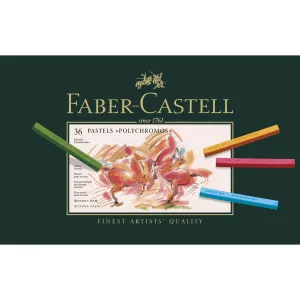 FABER-CASTELL Polychromos Artists Color Pastels Cardboard - (36 Pcs)