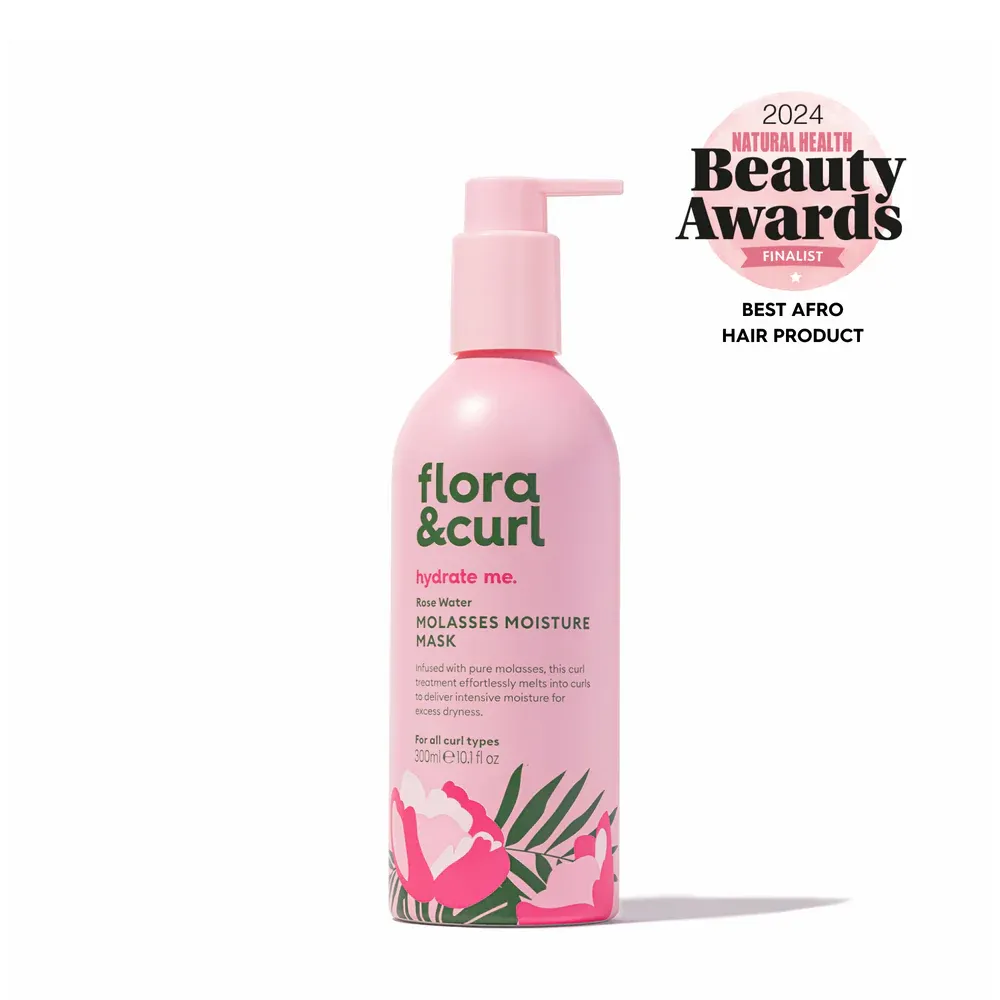 Flora & Curl Rose Water Molasses Moisture Mask 300ml