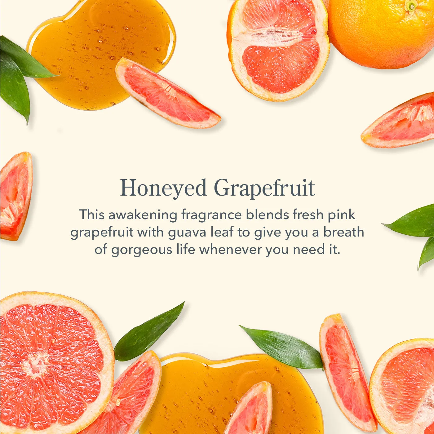 Honeyed Grapefruit Face Wipes Set of 4