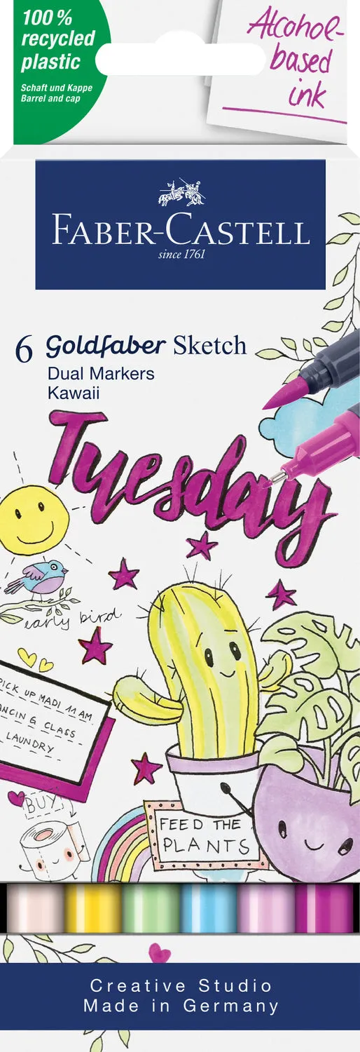 Kawaii Goldfaber Sketch Markers