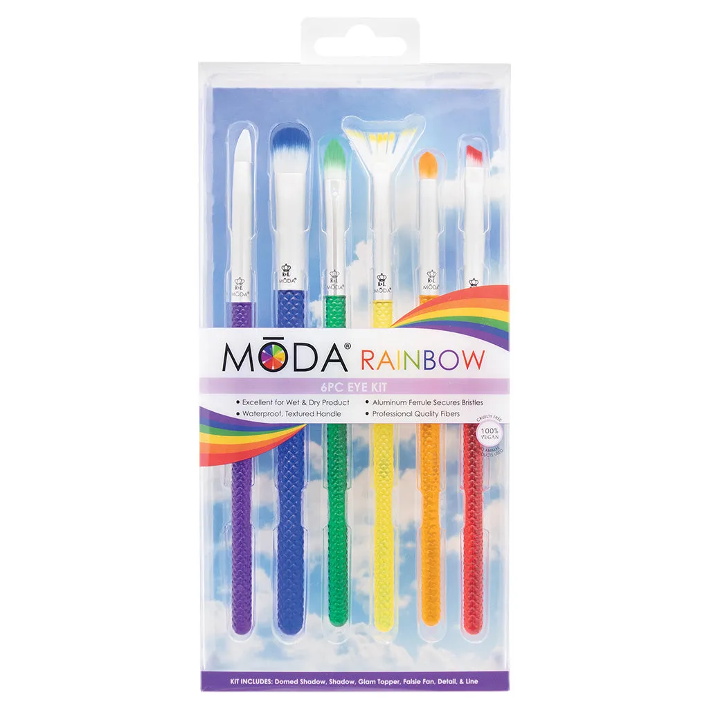 MŌDA® Rainbow 6pc Eye Kit