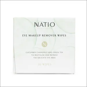 Natio Eye Makeup Remover Wipes 30 Wipes