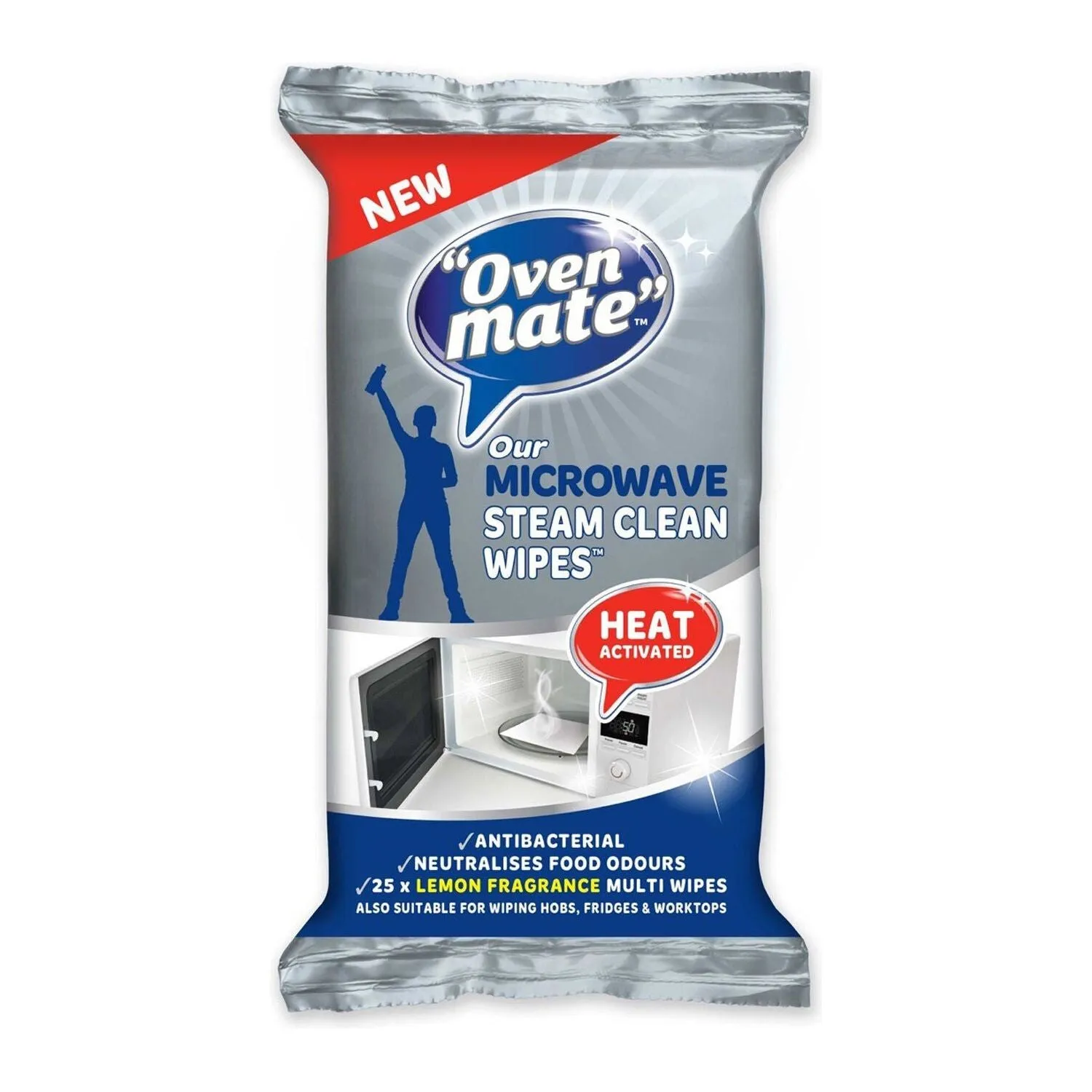 Oven Mate Microwave Steam Clean Wipes