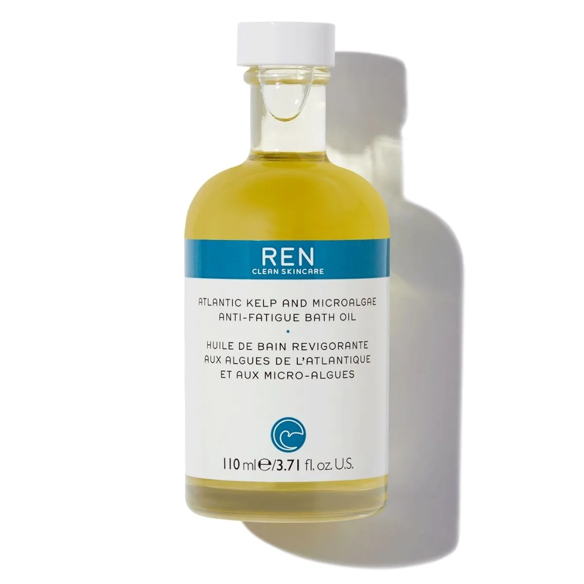 REN Atlantic Kelp And Microalgae Anti-Fatigue Bath Oil.