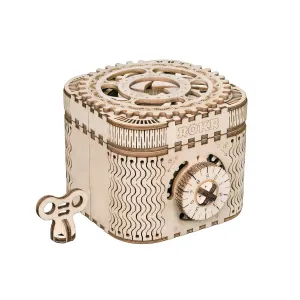 ROKR Treasure Box Mechanical Gears 3D Wooden Puzzle LK502