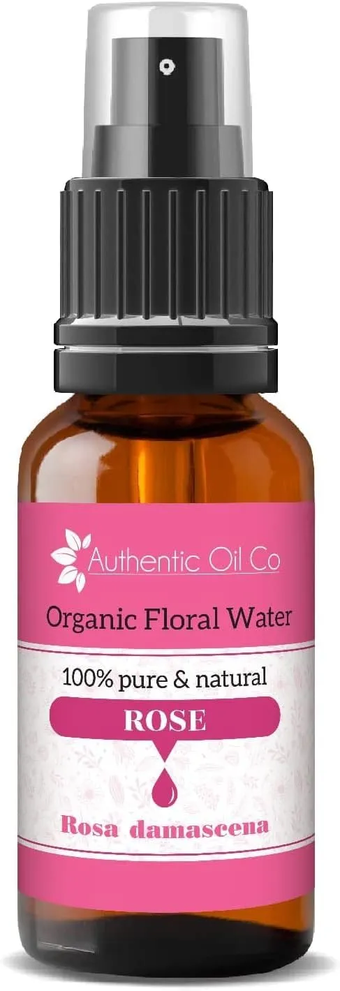 Rose Organic Floral Water (Flower, Hydrosol) Pure & Natural(10ml)