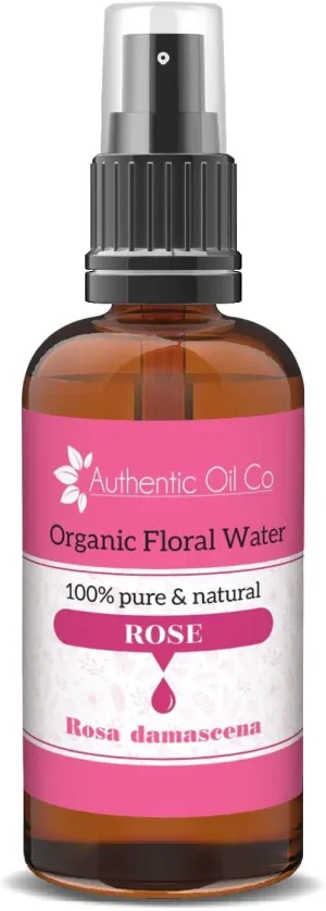 Rose Organic Floral Water (Flower, Hydrosol) Pure & Natural(10ml)