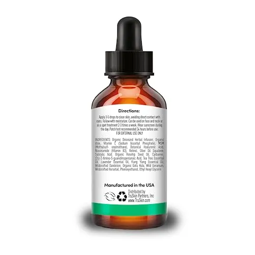 TruSkin Tea Tree Super Serum for Face – Clarifying Facial Serum with Tea Tree Oil, Salicylic Acid, Hyaluronic Acid and Niacinamide – Skin Care Made to Unclog Pores & Soothe Unhappy Skin, 1 fl oz